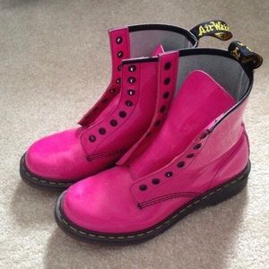 Authentic Hot Pink Doc Martens